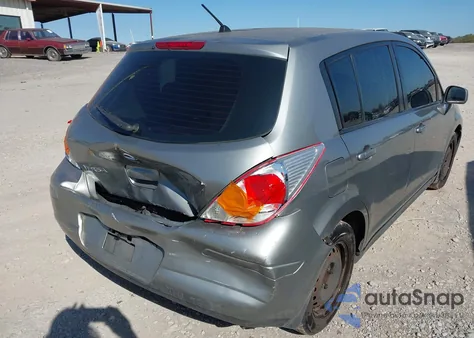 2010 Nissan Versa 1.8S из США, поврежденный, VIN 3N1BC1CP0AL444436